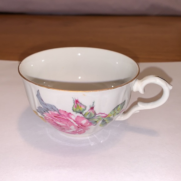 Bohemian China Teacup & Saucers - Picture 4 of 11